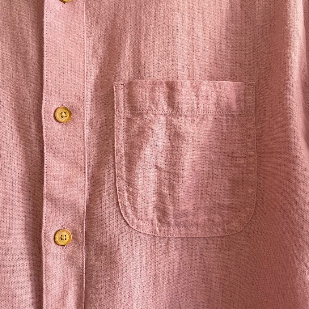 Nwot Even Tide Shortsleeved Button Down - image 3